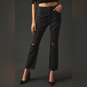 Bella Dahl NWT Sz 25 Lennon High Rise Straight Jean Black
